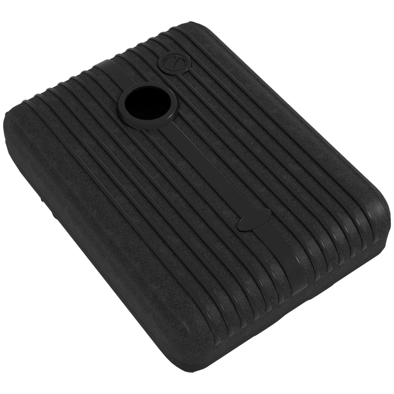 Outsunny Cantilever Patio Umbrella Base for Offset Patio Umbrella, Fillable Umbrella Holder with Wheels for Patio, Outdoor