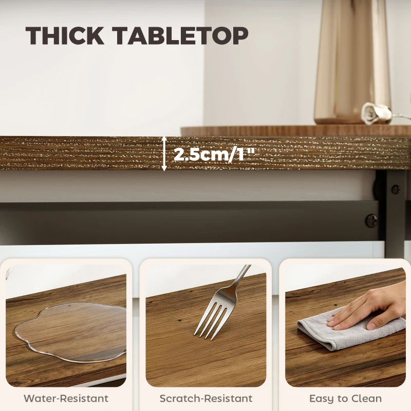 HOMCOM TV Stand for TVs up to 65 Inch, Entertainment Center with Shelves, Cabinets, Sliding Barn Doors, Thick Top, White