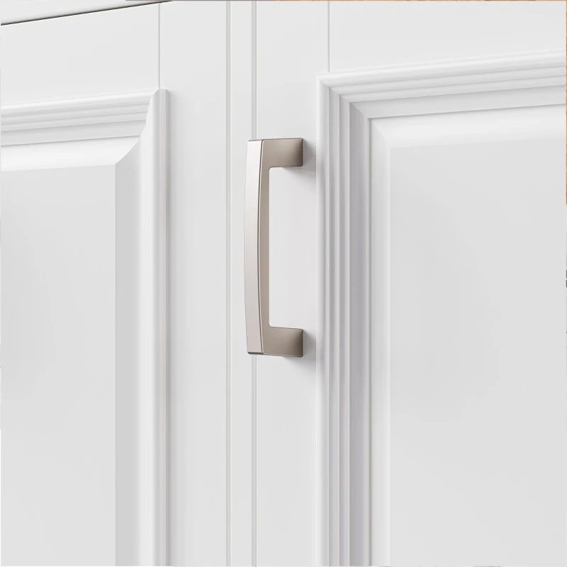 Rolling Kitchen Island with 3 Drawers and Adjustable Shelves, Stylish Kitchen Cart for Kitchen or Dining Area, 54'' L x 29.5'' W x 36'' H, White