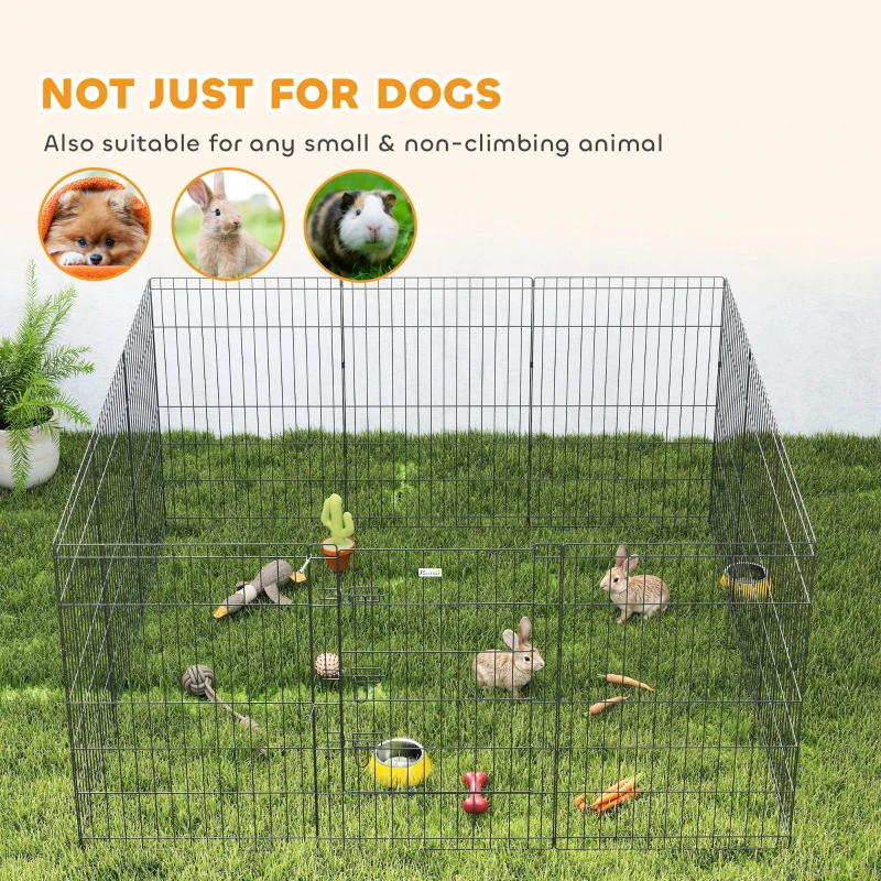 PawHut 36inch Foldable Metal Exercise Pet Playpen Yard Dog Puppy Kennel Cage 12 Panels