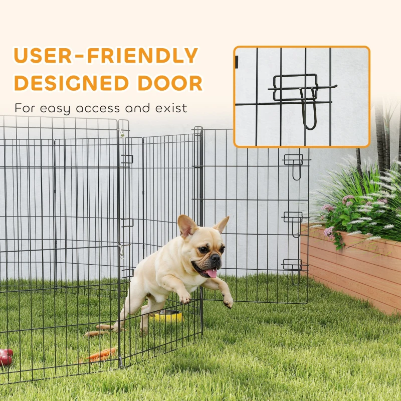 PawHut 36inch Foldable Metal Exercise Pet Playpen Yard Dog Puppy Kennel Cage 12 Panels