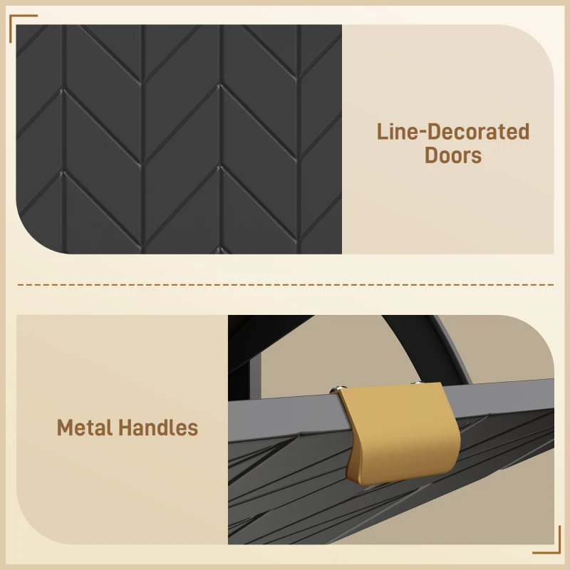 HOMCOM Shoe Cabinet with 3 Flip Drawers, Modern Narrow Shoe Storage Cabinet with Adjustable Shelves, Black