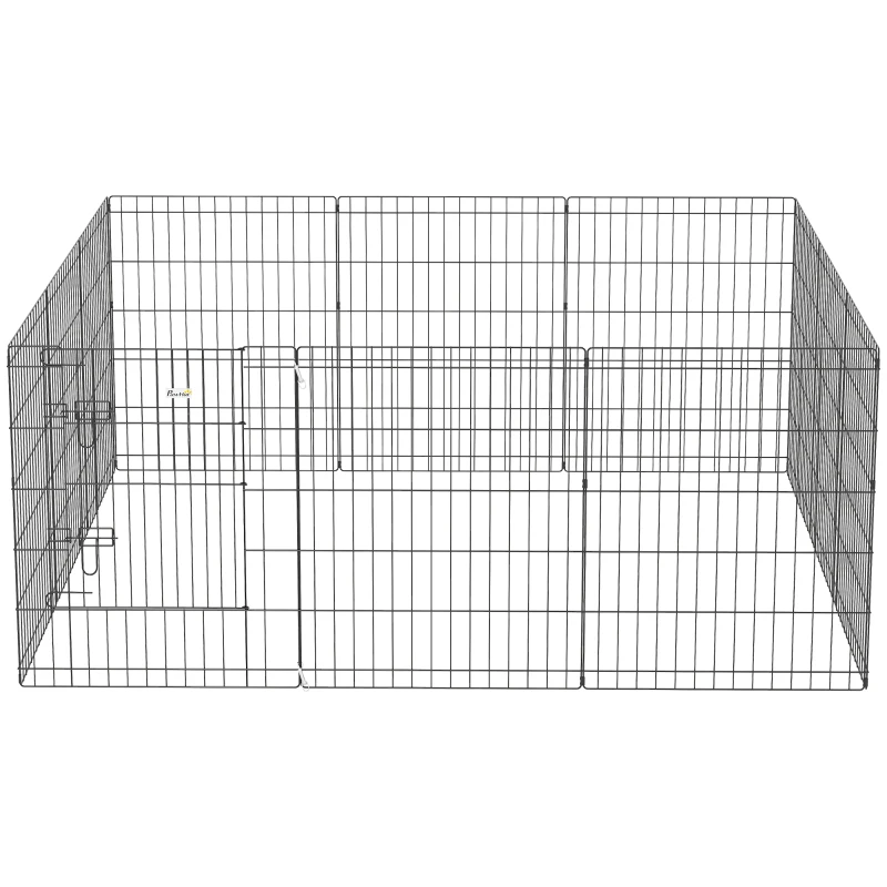 PawHut 30inch Foldable Metal Exercise Pet Playpen Yard Dog Puppy Kennel Cage 12 Panel