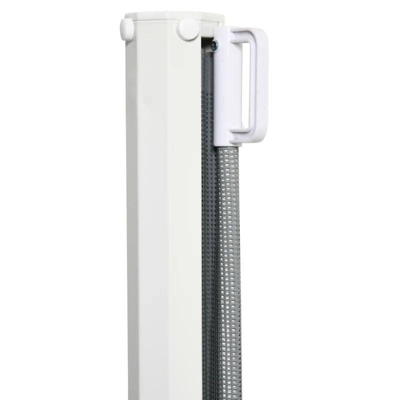 PawHut Retractable Pet Safety Barrier Gate, Flexible and Extensible for Stairways Doorways Hallways, Grey