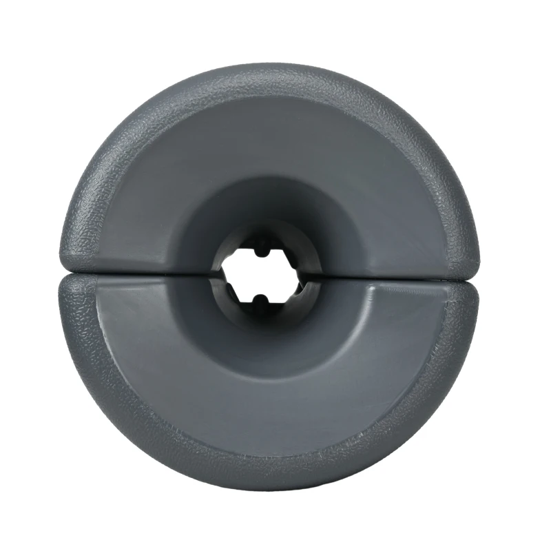 Outsunny HDPE Tent Weights Set of 4, Canopy Weights, Filled with Water or Sand, 106 LBS, Light Grey