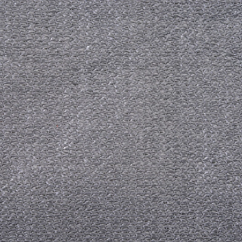 Outsunny 10ft x10ft Square Canopy Sun Sail Shade Garden Cover UV Protector Outdoor Patio Lawn Shelter with Carrying Bag Grey