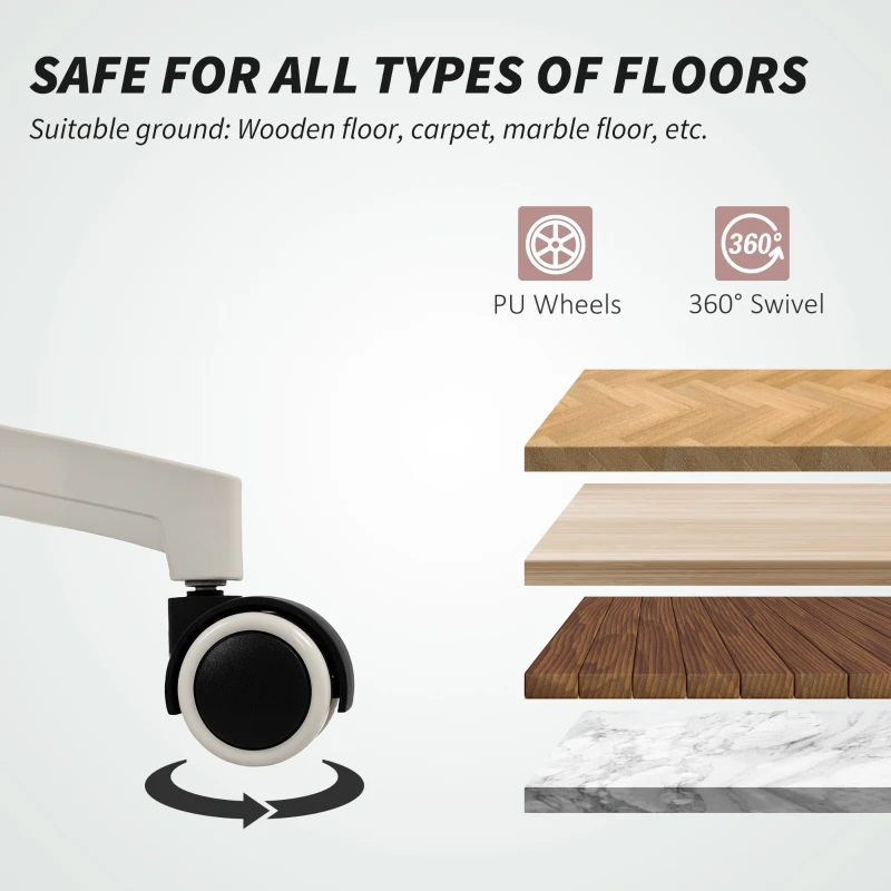 HOMCOM Ergonomic Mesh Office Chair, High Back Desk Chair with Rotatable Headrest, Flip-Up Armrests, Lumbar Support, Pink