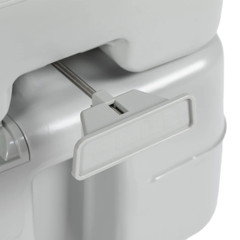 Outsunny Porta Potty, 5.3 Gallon Portable Toilet with Level Indicator and Anti-Leak Pump for Camping, Boating, Hiking, Travel, RV