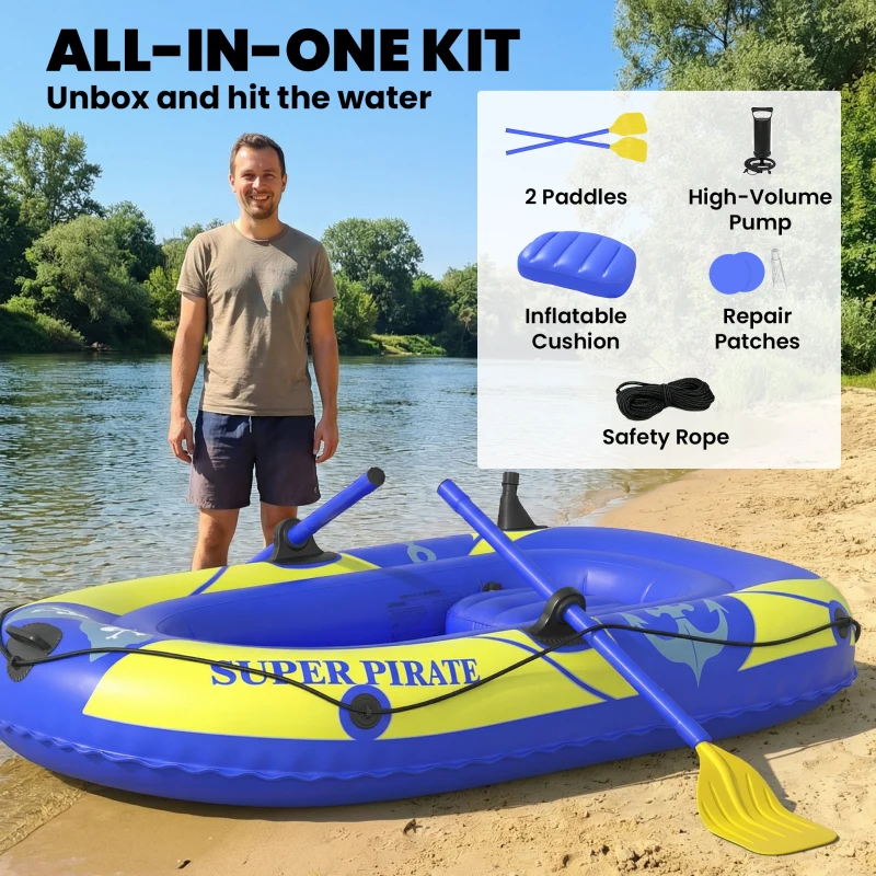 Outsunny 1-2 Person Inflatable Kayak