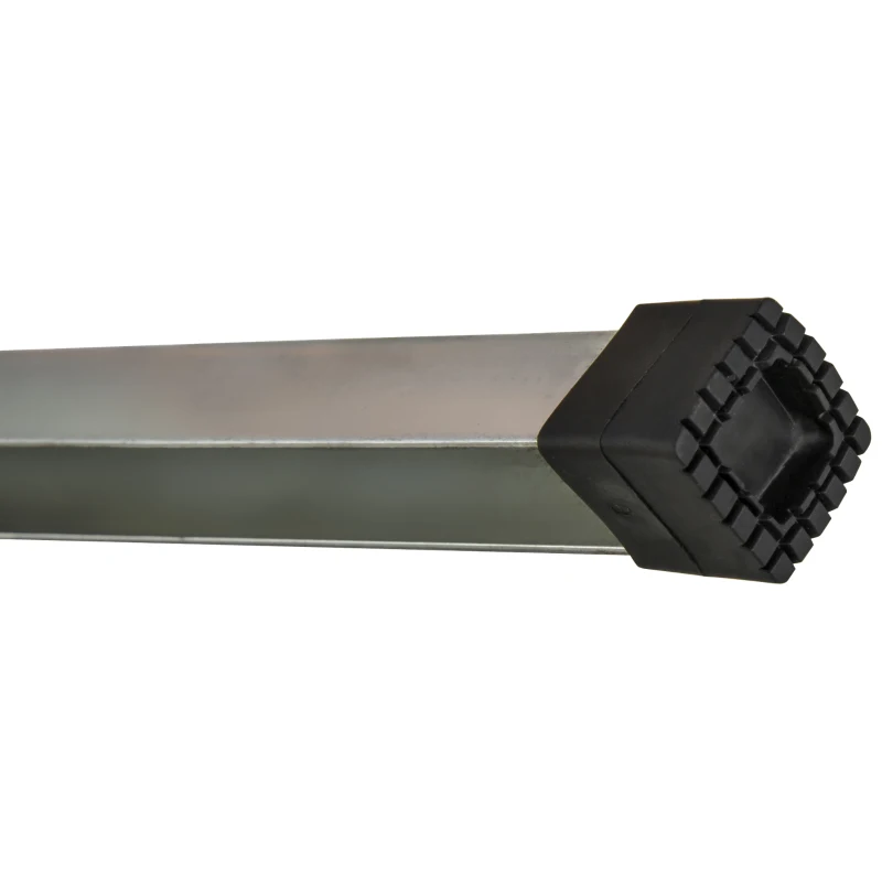 HOMCOM Saw Horse Twin Pack Folding Workbench Adjustable Metal Trestle Stands Yellow