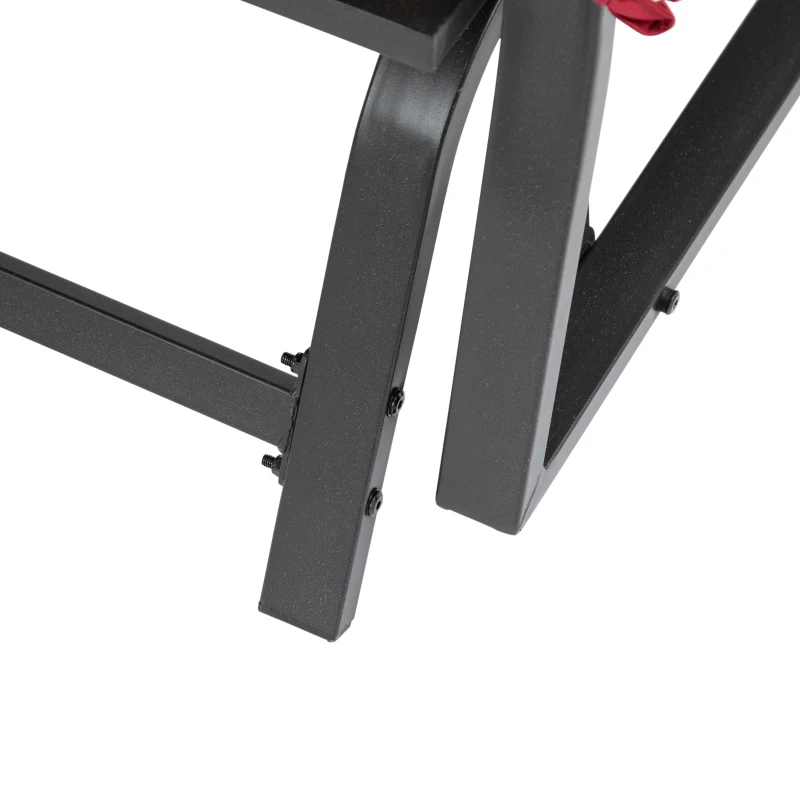 Outsunny 2-Person Outdoor Glider Chair, Patio Double Rocking Loveseat with Steel Frame and Cushions for Backyard, Garden and Porch, Red