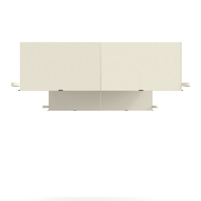 Outsunny 2 Pcs UV Protection Pergola Replacement Canopy, Pergola Shade Cover, Easy to Install, for 10' x 10' Pergola, Cream White