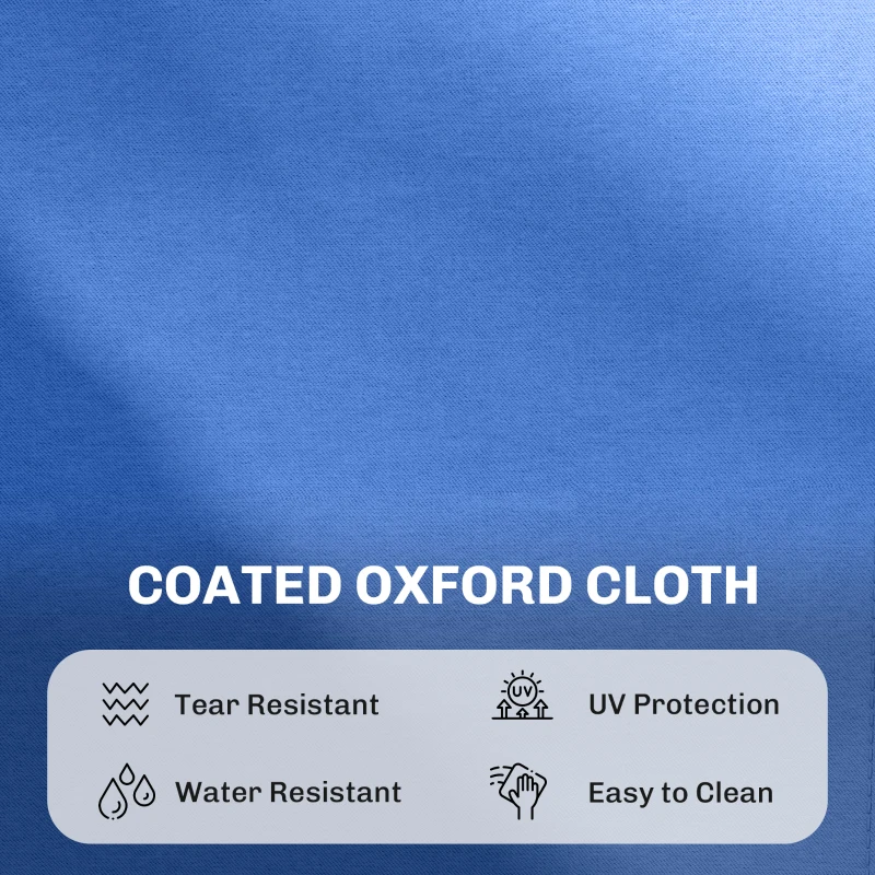 Outsunny Folding Chaise Lounge Chair, Reclining Beach Tanning Chair with Face Hole, Pillow, 4-Position Adjustable Lay Flat Sun Lounger, Steel Frame for Outdoor Patio Pool, Blue