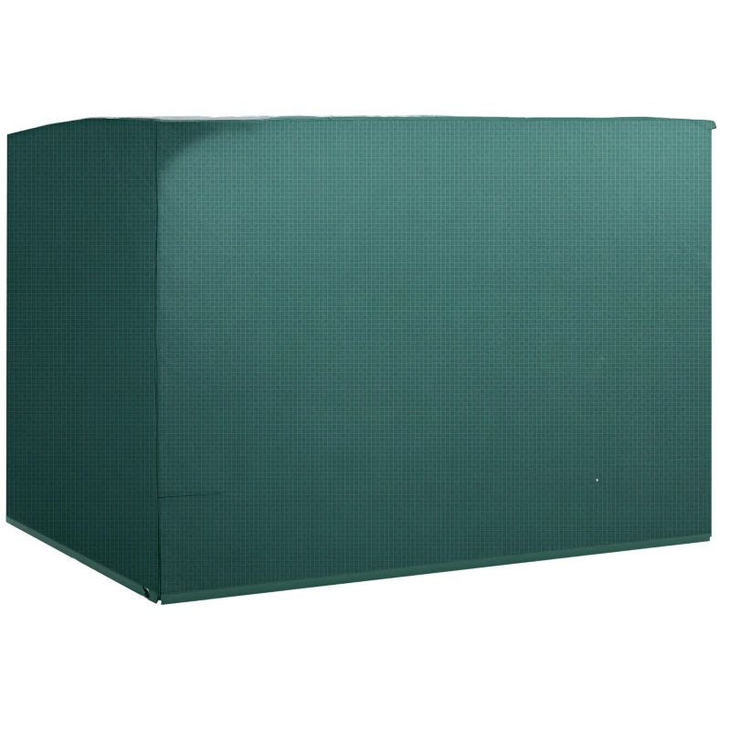 Outsunny 3-Seater Patio Swing Cover, Outdoor Garden Furniture Protection Hammock Glider Cover, Waterproof Dustproof Windproof, 85" x 61" x 59", Dark Green