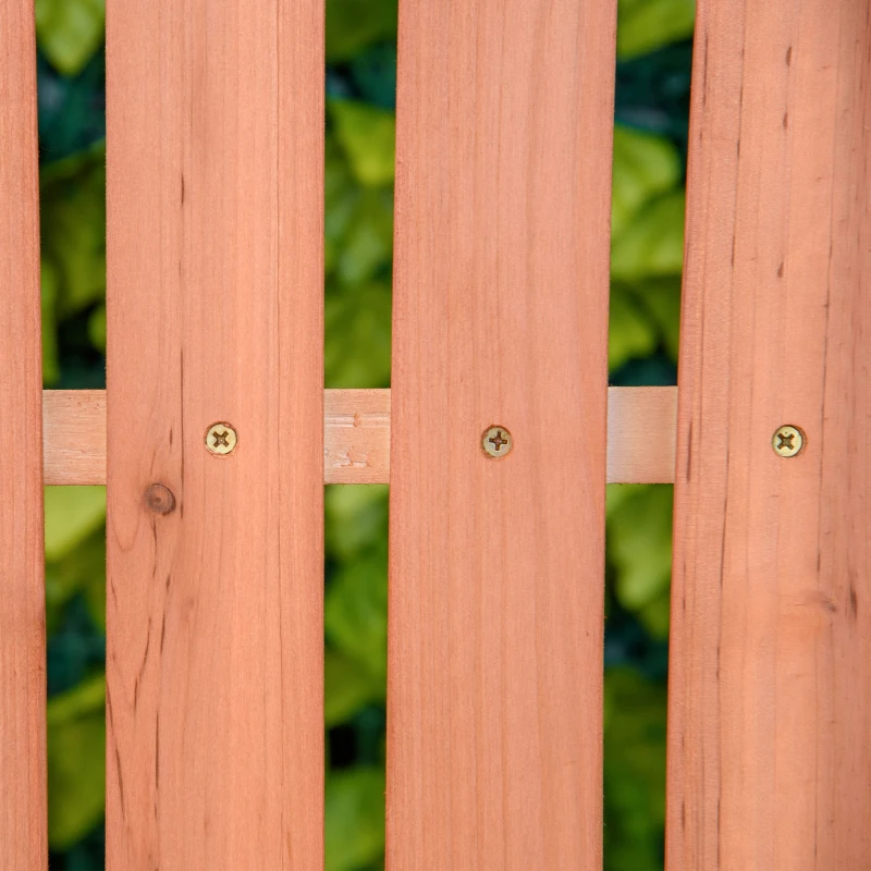 Outsunny Wooden Adirondack Rocking Muskoka Chair with Slatted Wooden Design, Fanned Back and Classic Rustic Style, Teak