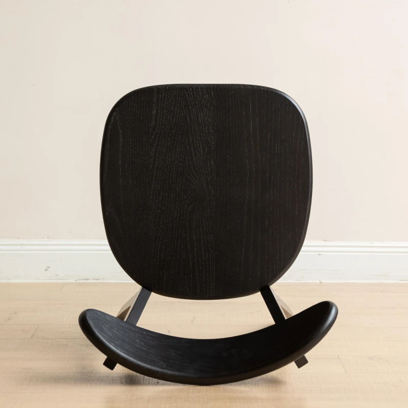 Solid Dining Chair with Ergonomic Curved Back & Removable Cover, Durable Chair with Non-Slip Feet, 18.5″ L x 22″ W x 30.5″ H, Black