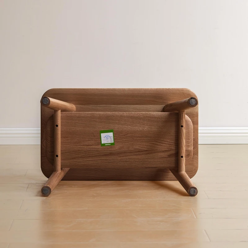 Solid Shoe Bench with Coat Rack and Solid Oak Construction, Modern Hall Tree for Living Space, 31.5″ L x 13.5″ W x 65.5″ H, Walnut