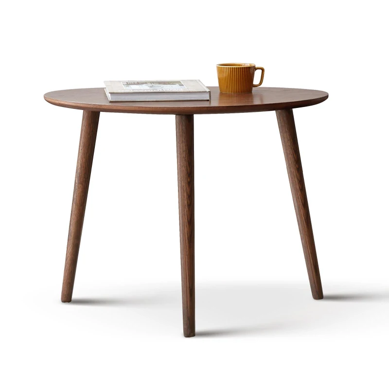 Stable Coffee Table with Mid-Century 2-Tier Staggered Design, Sturdy Center Table for Living Room, 33.5″ L x 23″ W x 15.5″ H, Walnut