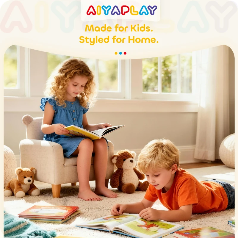 Qaba 29.5" 3 Tier Kids Storage Unit Dresser Tower w/ 9 Drawers, Cream White