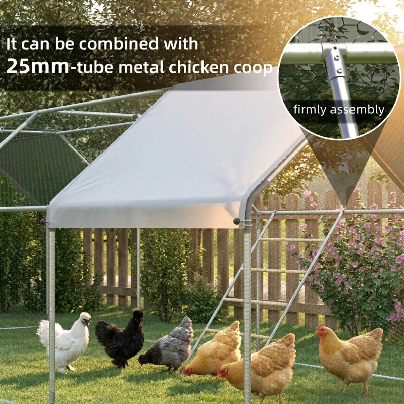 PawHut Chicken Roost for Coop, Jungle Gym Roosting Bar, 55" x 33.75"