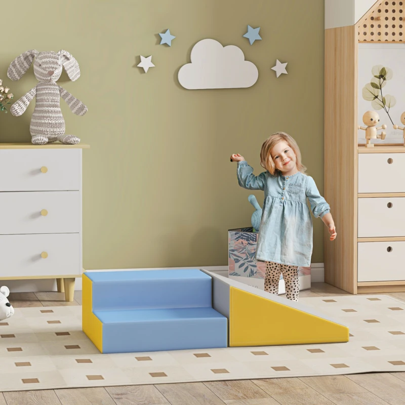 Soozier 2 Piece Climb and Crawl Activity Play Set, Contemporary