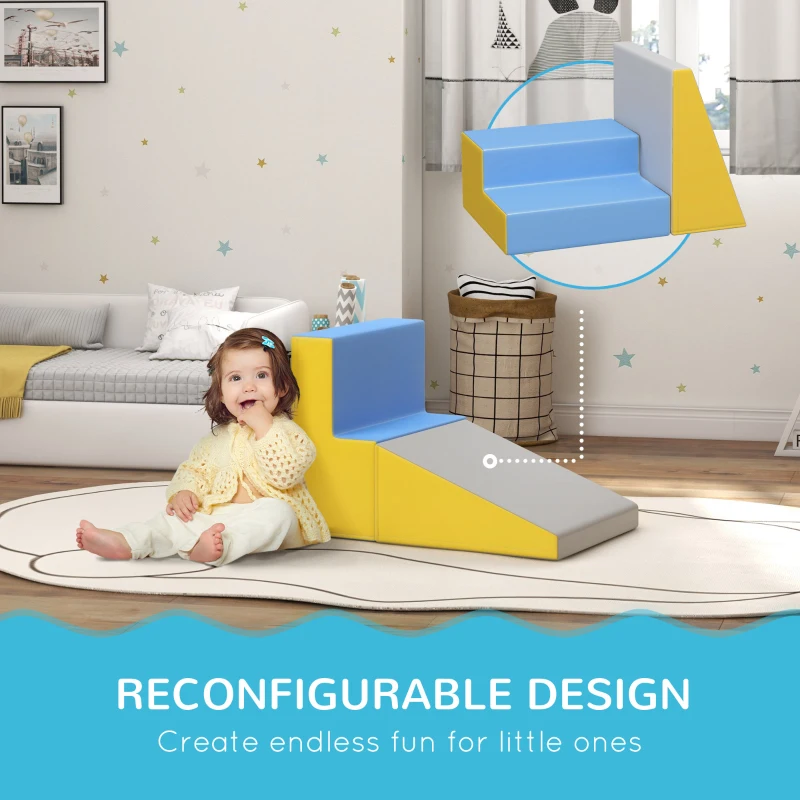 Soozier 2 Piece Climb and Crawl Activity Play Set, Contemporary