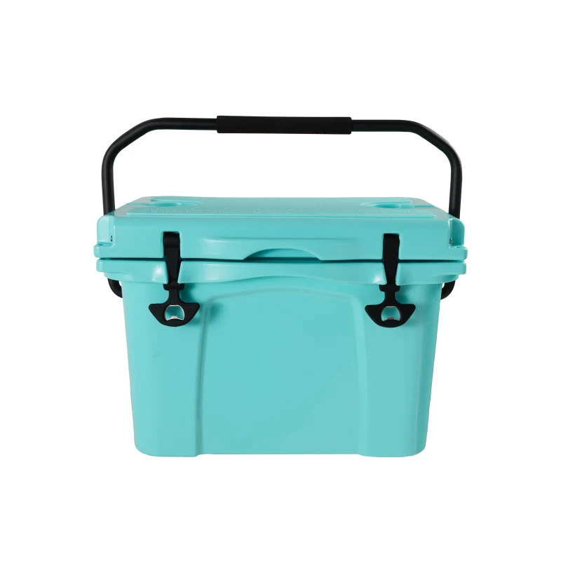 25QT Portable Insulated Hard Cooler with 5-7 Day Ice Retention, Camping Cooler Box for Outdoor Use, 21.5″ L x 15.5″ W x 15.5″ H, Turquoise