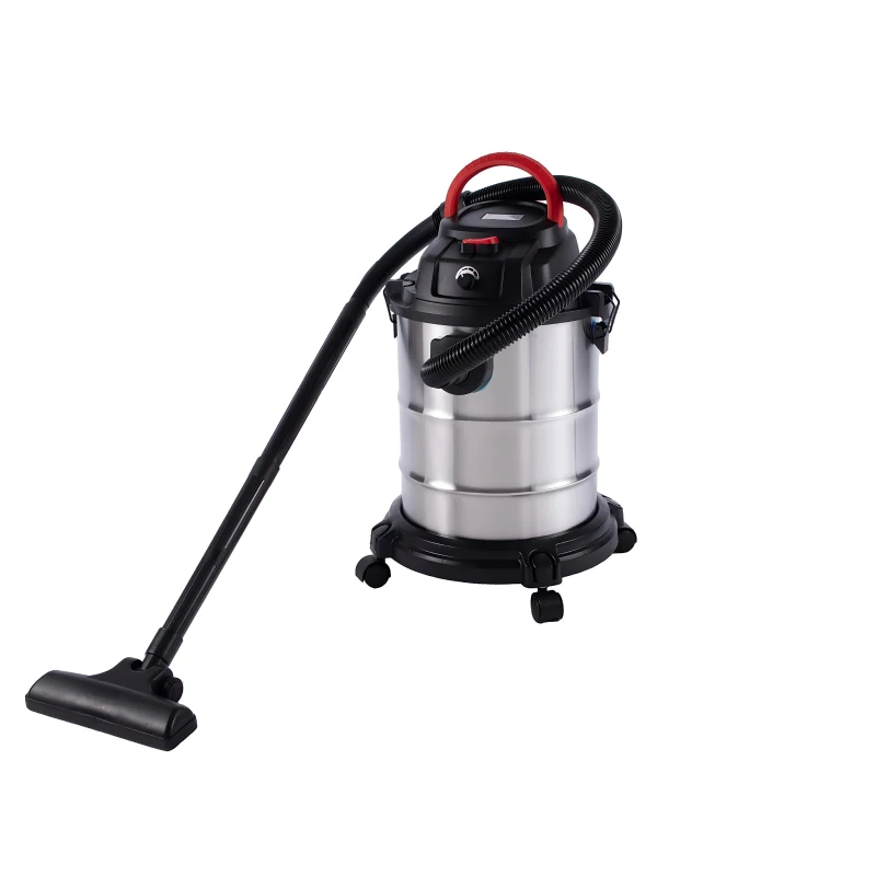 3-In-1 Shop Vacuum with 32mm Universal Nozzle & 360° Swivel Casters, One-Click Blower for Home, Garage, 14″ L x 14″ W x 21.5″ H, Black