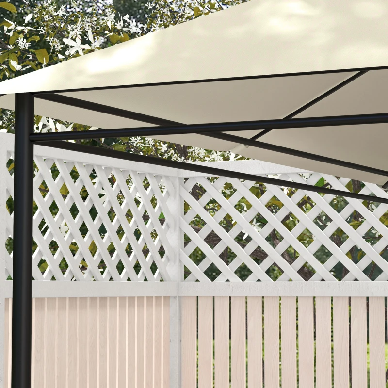Outsunny 10' x 13' Gazebo Replacement Canopy Cover, Gazebo Roof Replacement (TOP COVER ONLY), Cream White