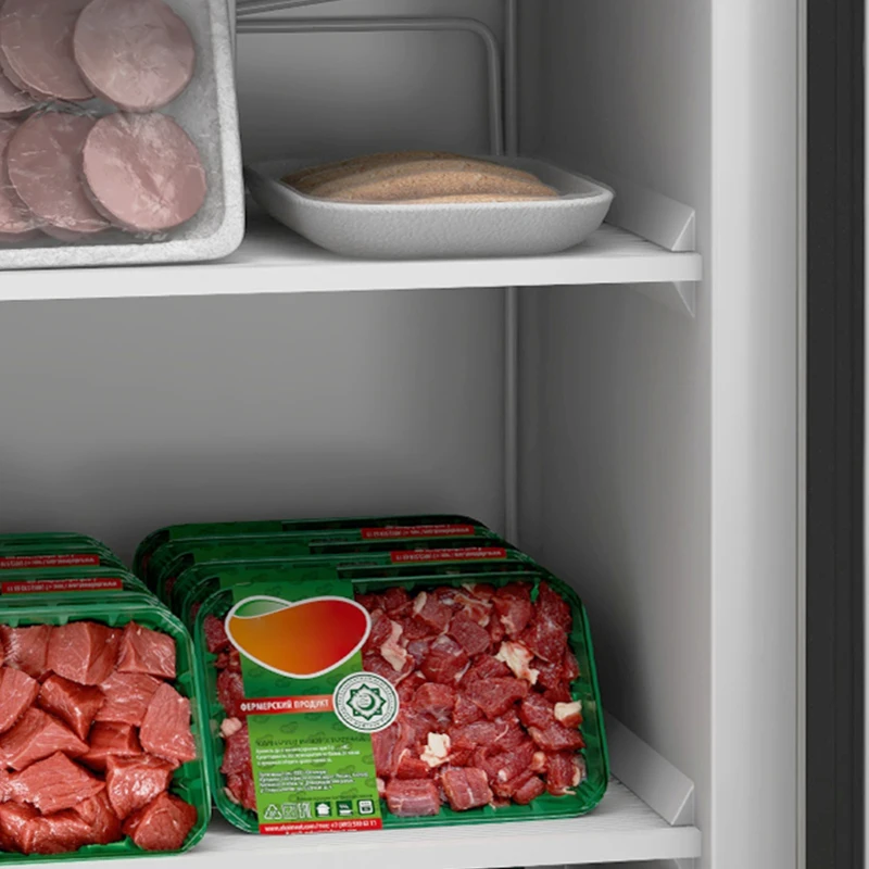 HOMCOM Upright Freezer, 3 Cu.Ft Mini Freezer with Reversible Single Door, Adjustable Thermostat for Home, Dorm, Silver