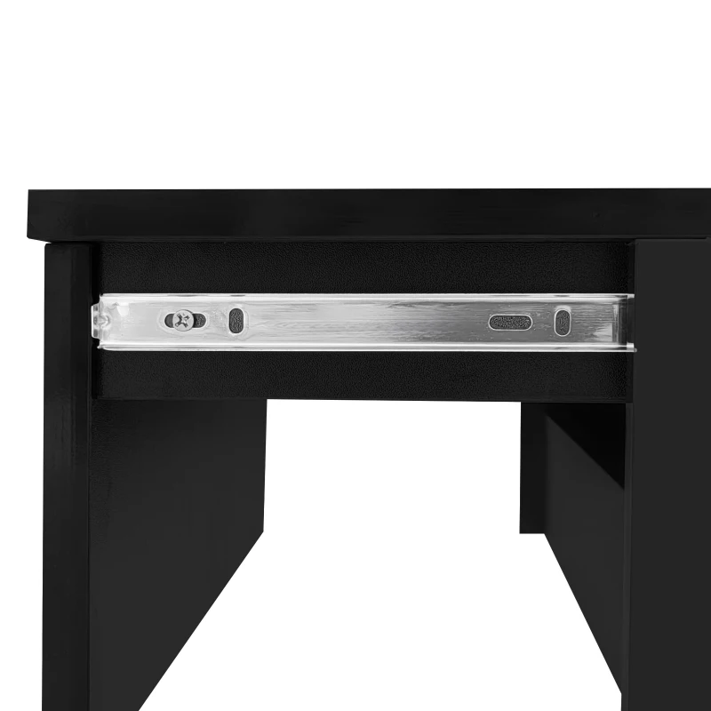 Lift-Top Coffee Table with Sliding Extendable Desktop, Space-Saving Center Table with Height-Adjustable Lift, 39.5" L x 19.5" W x 17.5" H, Black
