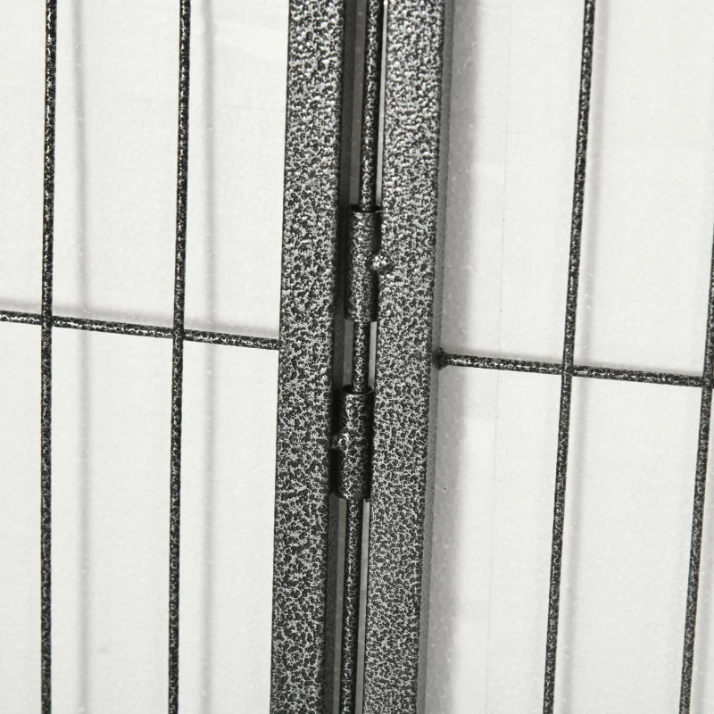 PawHut 24 Panel 31.5" Height Heavy Duty Dog Playpen for Small Medium Dogs, Grey