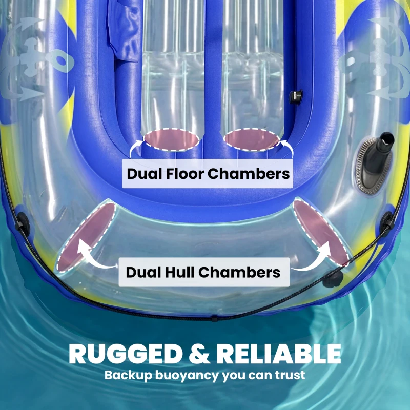 Outsunny 1-2 Person Inflatable Kayak