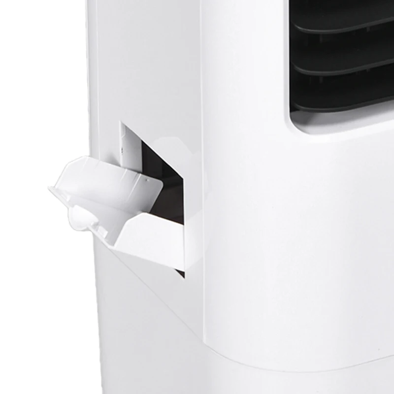 HOMCOM Cooling Fan for Bedroom with Ice Pack, Tower Fan with Remote Control, 3 Modes, 3 Speeds, 7.5H Timer, White