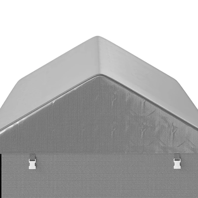 Outsunny 4 x 6ft Outdoor Storage Shed Tent, Portable Shed with Roll-up Door for Motorcycle, Bike, Garden Tools