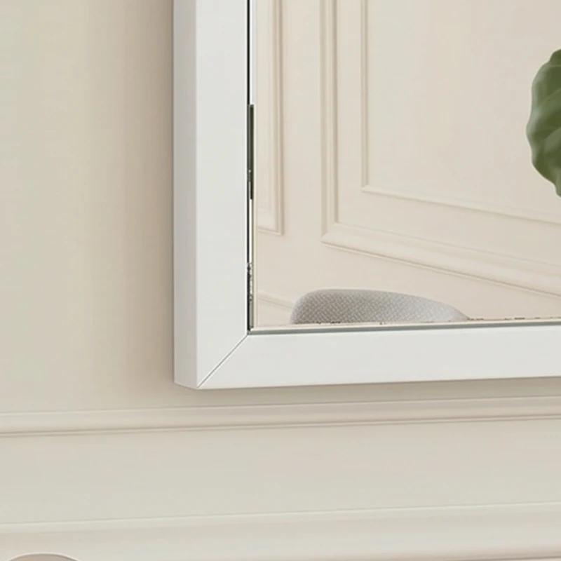 HOMCOM 20" x 28" Bathroom Mirror for Wall, Rectangular Mirror for Living Room, Bedroom, Entryway, White