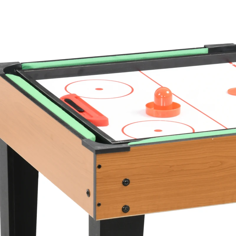 Soozier 43'' 4-in-1 Multi-Gaming Table, Tabletop Billiards Hockey Table Tennis Foosball Game, Easy Set up for Whole Family