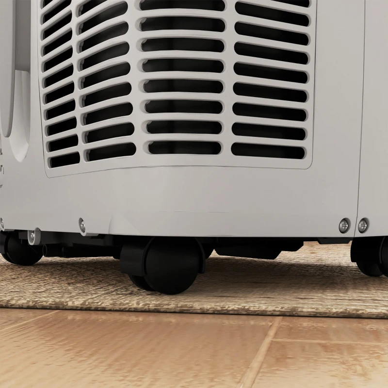 HOMCOM 14000 BTU Portable Air Conditioner, AC Unit with Cool, Dehumidifier, Fan, 700 Sq. ft, 24H Timer On Off, Window Kit