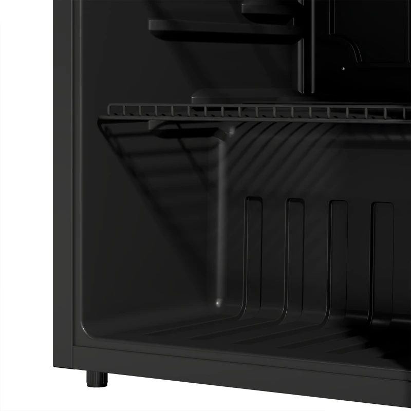 HOMCOM 3.2 Cu.Ft Beverage Refrigerator, 139 Can Beverage Fridge Cooler with Double-Layer Glass Door