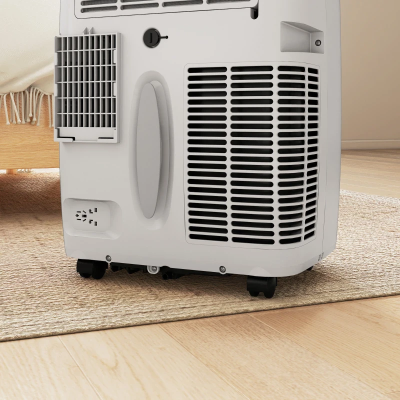 HOMCOM 14000 BTU Portable Air Conditioner, AC Unit with Cool, Dehumidifier, Fan, 700 Sq. ft, 24H Timer On Off, Window Kit