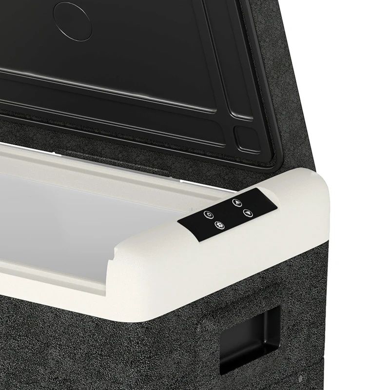 Outsunny 12 Volt Car Refrigerator, 32QT Car Fridge Electric Cooler, 12/24V DC and 100-240V AC, -4-68 ℉, Portable Refrigerator