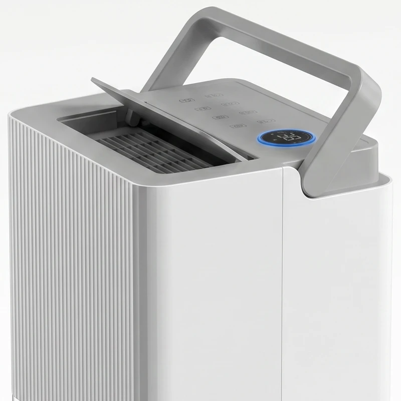 HOMCOM 100 Pint Smart Dehumidifier, 5,200 Sq. Ft., WiFi Large Dehumidifier with App, Alexa, Google Voice Control, Drain Hose