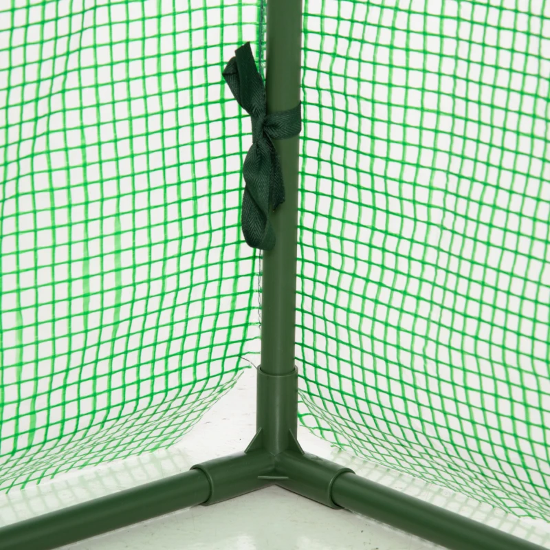 Outsunny Mini Greenhouse, Portable Garden Green House with Zipper Windows, PE Cover for Outdoor, Indoor, 71" x 36" x 28", Green