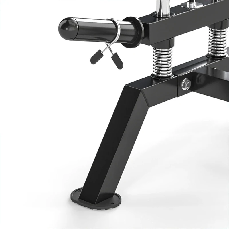 Soozier Wall Mount Cable Station, 16 Positions Adjustable Pulley Machine, Cable Crossover Machine with Lat Pulldown Bar