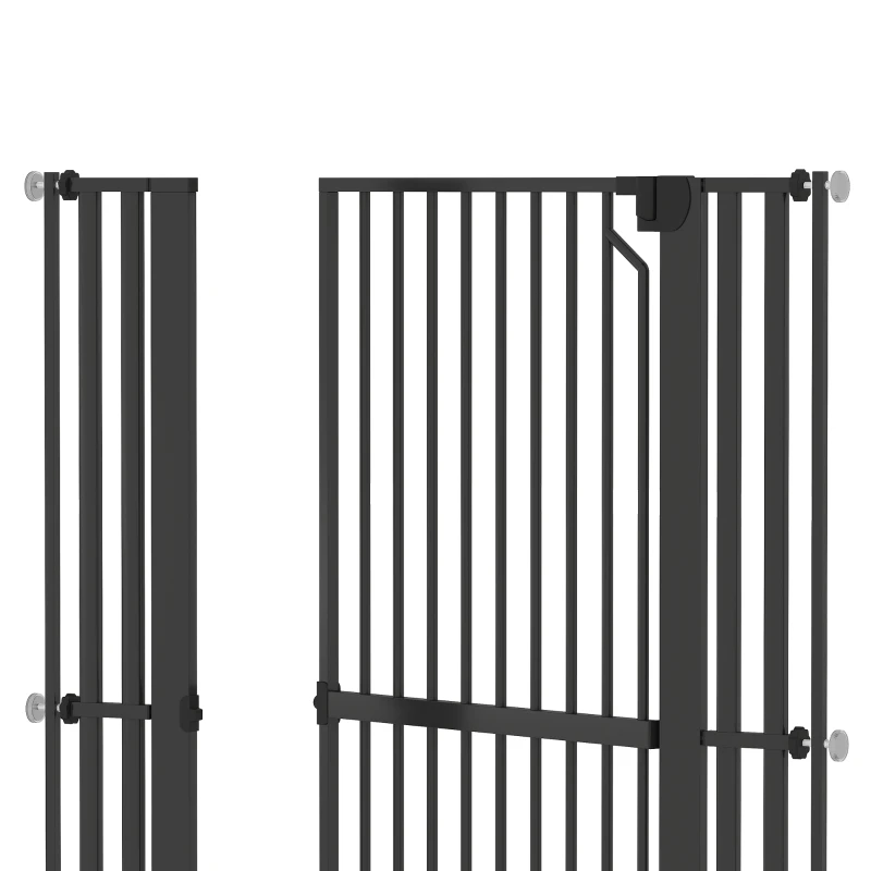 PawHut 63" Extra Tall Pet Gate 30-41" Wide Adjustable Baby Gate Pressure Mounted for Doorways, Hallways, Stairs