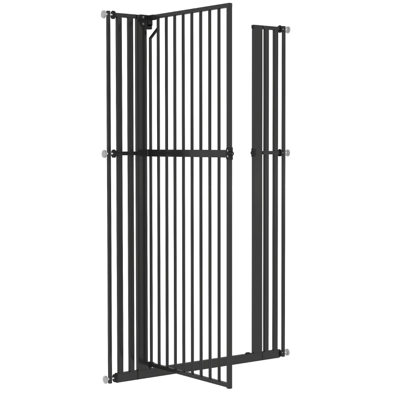 PawHut 63" Extra Tall Pet Gate 30-41" Wide Adjustable Baby Gate Pressure Mounted for Doorways, Hallways, Stairs
