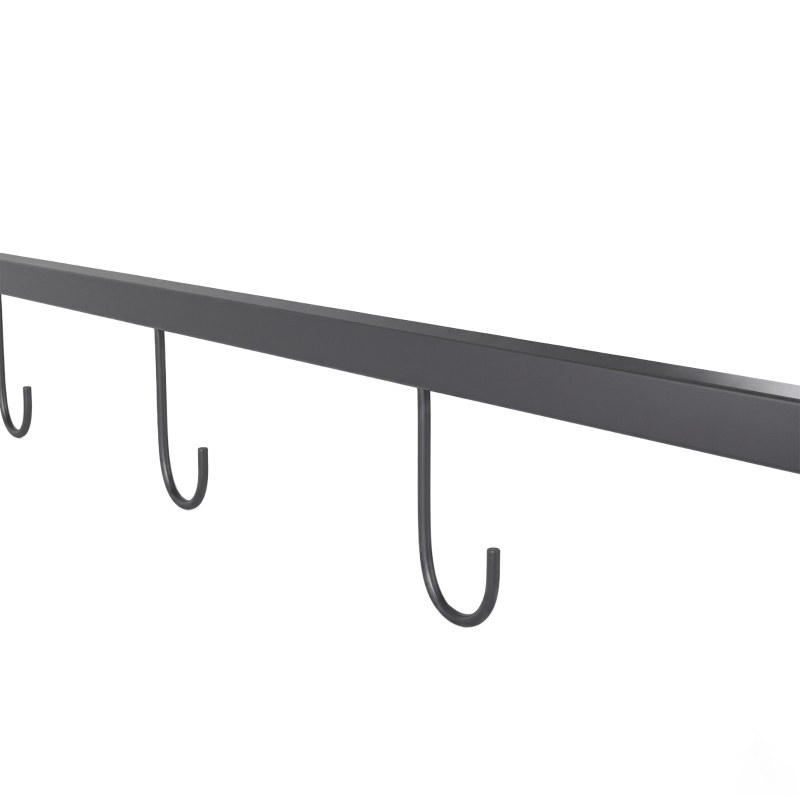 Outsunny 7' x 5' Garden Grill Canopy, BBQ Grill Gazebo Tent with Steel Frame and Hooks, Outdoor Sun Shade, Charcoal Grey