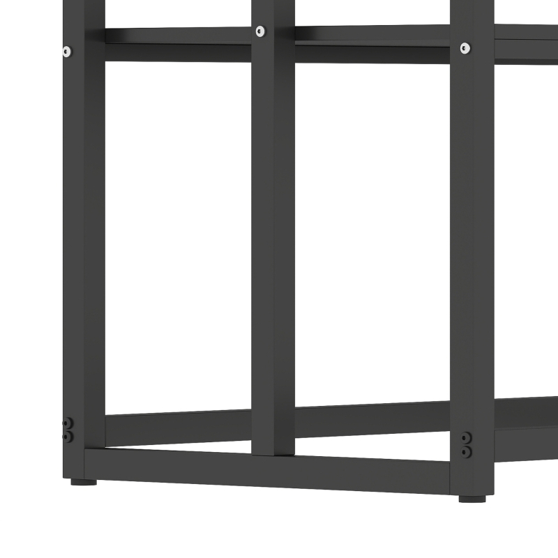PawHut 40 Gallon Fish Tank Stand, Heavy Duty Aquarium Stand with Storage Shelf, Adjustable Feet, 36.6" L x 18.5" W x 29.9" H