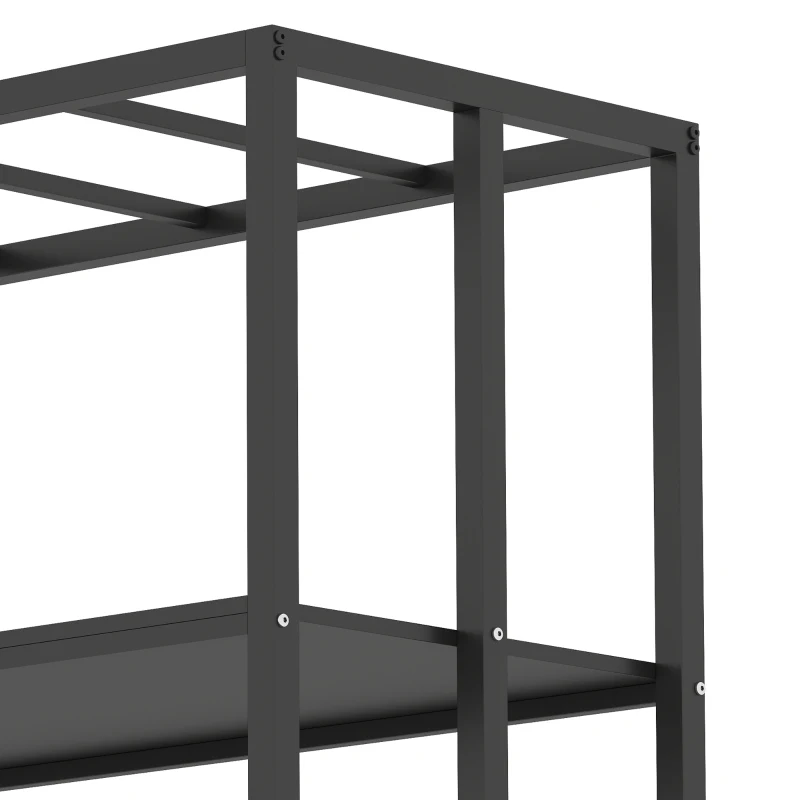 PawHut 40 Gallon Fish Tank Stand, Heavy Duty Aquarium Stand with Storage Shelf, Adjustable Feet, 36.6" L x 18.5" W x 29.9" H