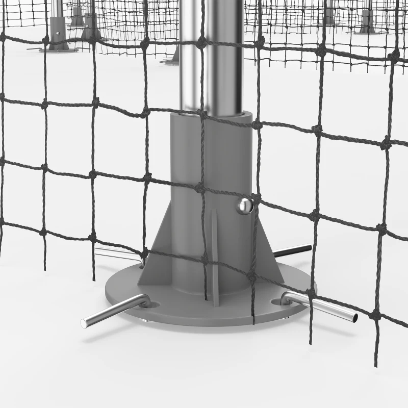 PawHut Extra Long Chicken Tunnel for Outside, 354" x 39" Galvanized Steel Chicken Run for 10-15 Chickens or Ducks